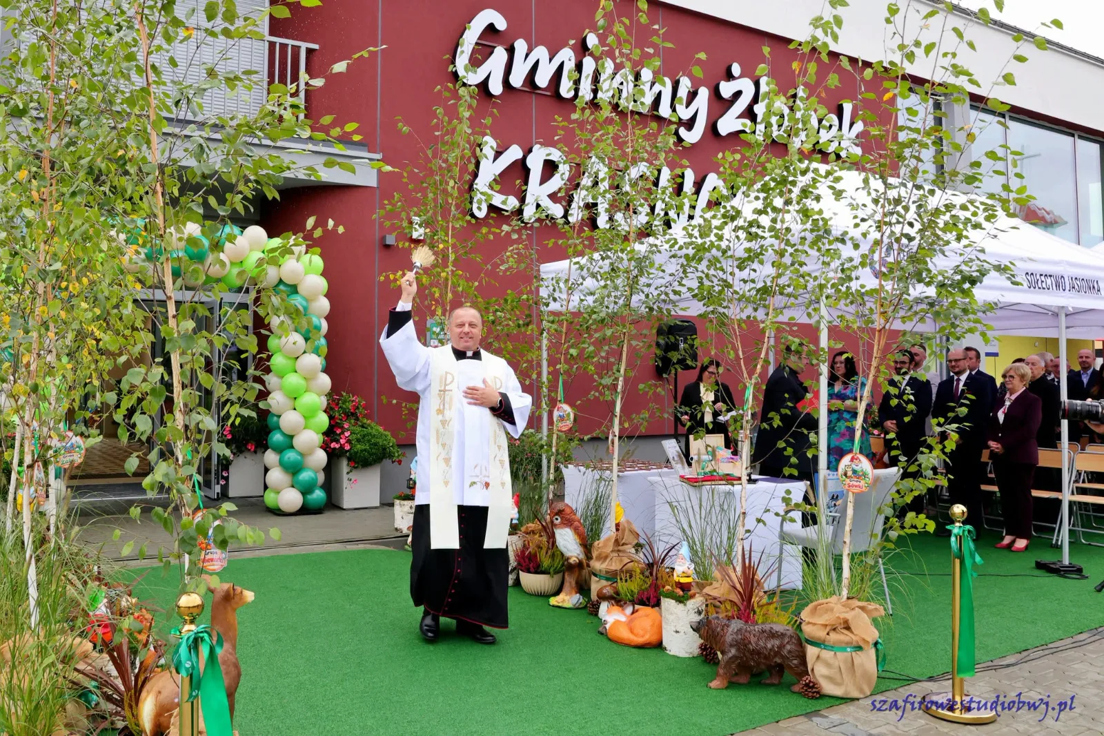Poświęcenie budynku żłobka